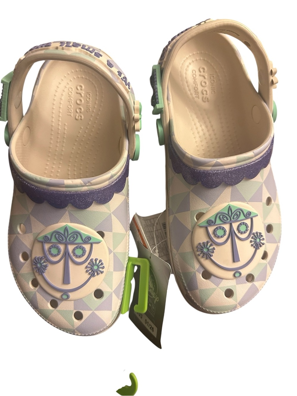 ''it's a small world'' Clogs for Adults Crocs